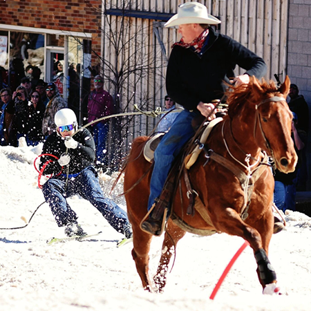 Skijorning at the Sundance WinterFest