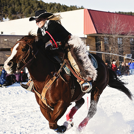 Skijorning at the Sundance WinterFest