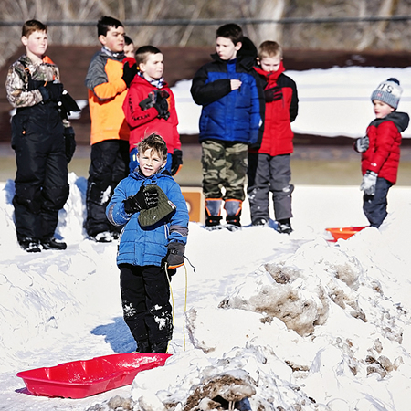 Skijorning at the Sundance WinterFest