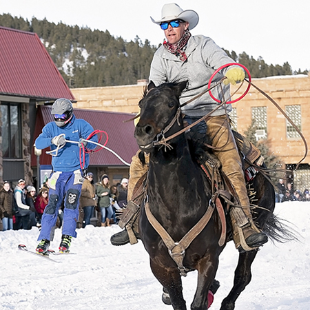 Skijorning at the Sundance WinterFest