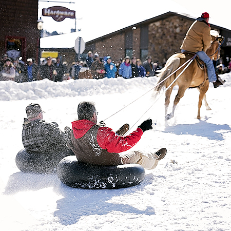 Skijorning at the Sundance WinterFest