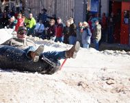 Wild horse & tube race